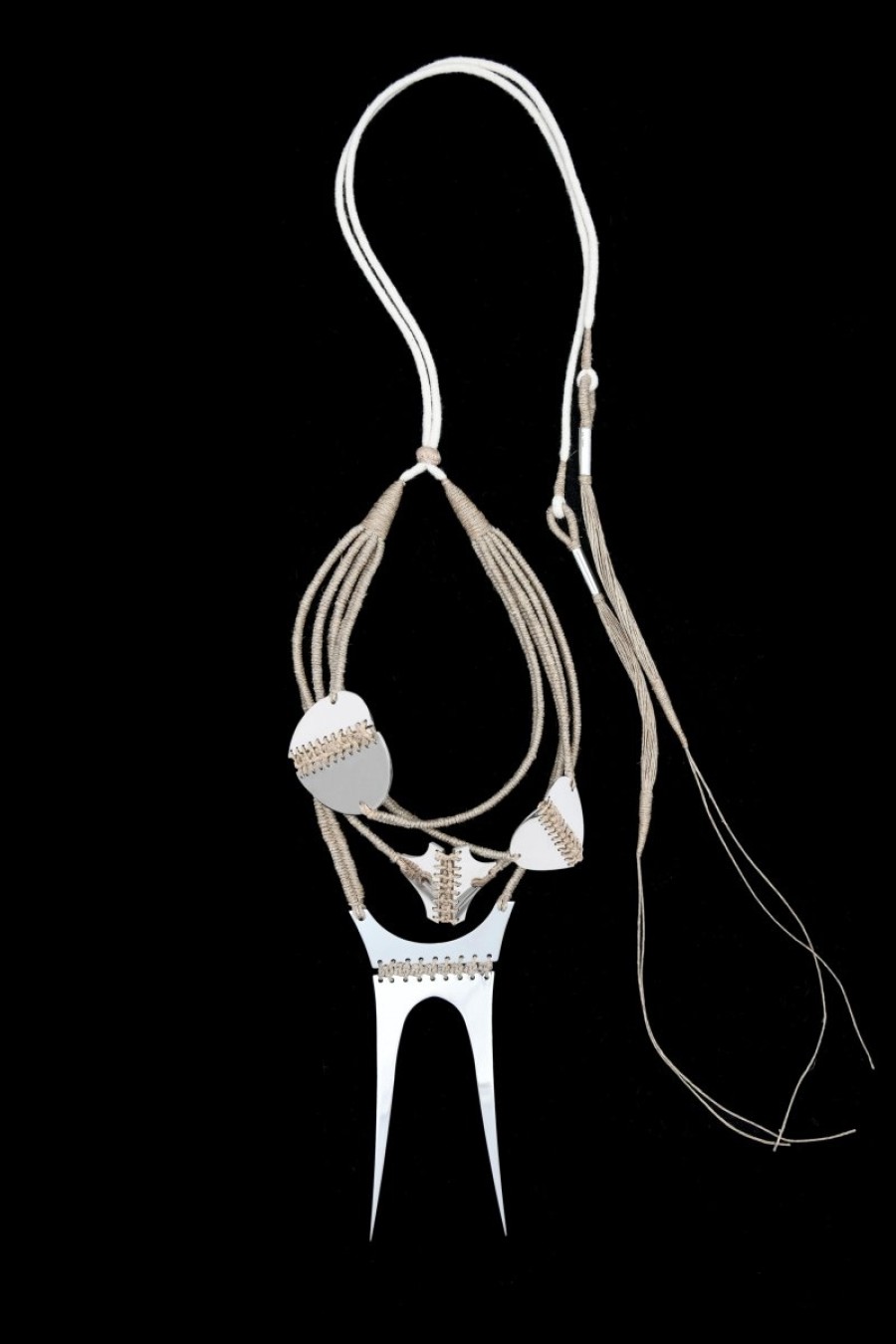 Jute and stainless steel